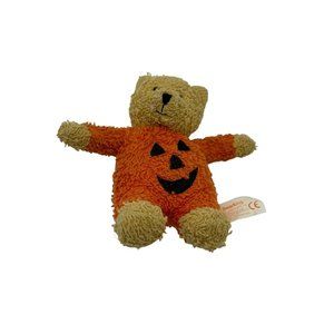 Russ Bearkins Pumpkin‎ Bear   4" Plush Stuffed Animal